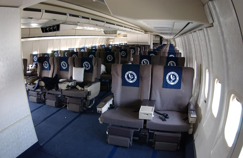 Wide view of GPI branded cabin seating